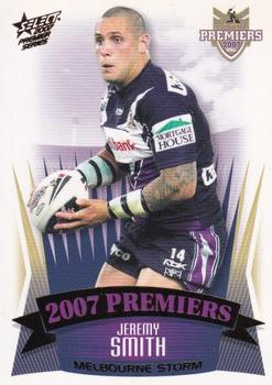 2007 Select Premiers Melbourne Storm #PC18 Jeremy Smith Front